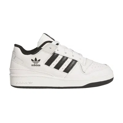 Pre-owned Adidas Originals Adidas Forum Low Cl C 'white Black' | Kid's Size 12.5