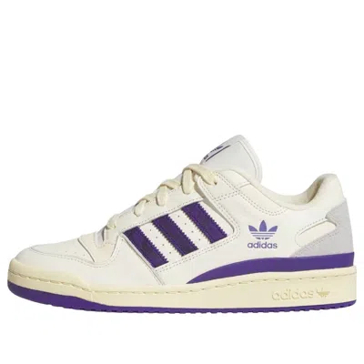 ADIDAS ORIGINALS ADIDAS FORUM LOW CL 'CREAM WHITE COLLEGIATE PURPLE WARM VANILLA'
