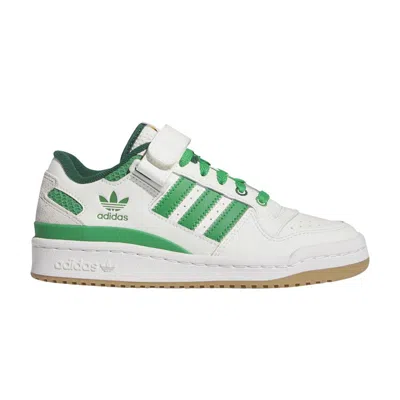 Pre-owned Adidas Originals Adidas Forum Low J 'summer Camp - Green' | White | Kid's Size 3.5