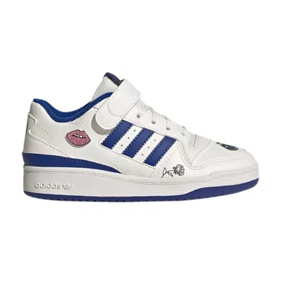 Pre-owned Adidas Originals Adidas Forum Low Little Kid 'grl Power' | White | Kid's Size 3