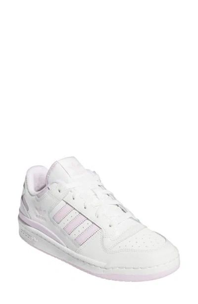 Adidas Originals Adidas Forum Low Sneaker In Cloud White/ Clear Pink/white