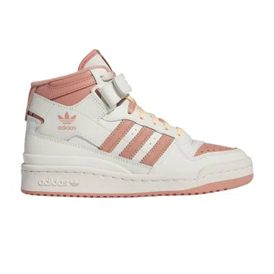 Pre-owned Adidas Originals Adidas Forum Mid J 'off White Wonder Clay' | Cream | Kid's Size 5