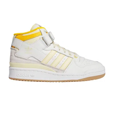 Pre-owned Adidas Originals Adidas Forum Mid J 'summer Camp - Easy Yellow' | White | Kid's Size 5