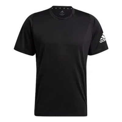 Adidas Originals Adidas Freelift Ultimate Aeroready D2m T-shirt 'black Whtie'