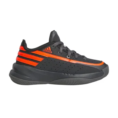 Pre-owned Adidas Originals Adidas Front Court J 'carbon Solar Red' | Black | Kid's Size 4.5