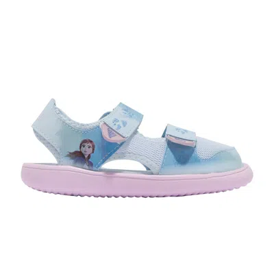 Pre-owned Adidas Originals Adidas Frozen X Water Comfort Sandal J 'anna' | Blue | Kid's Size 12.5