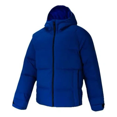 Adidas Originals Adidas Full-length Zipper Cardigan Sports Down Jacket Blue