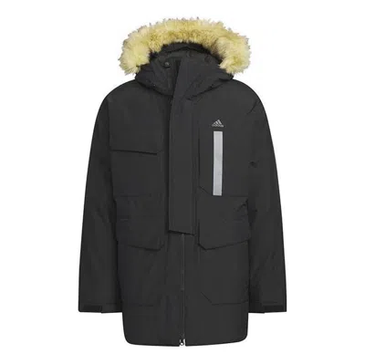Adidas Originals Adidas Furry Down Parka 'black'