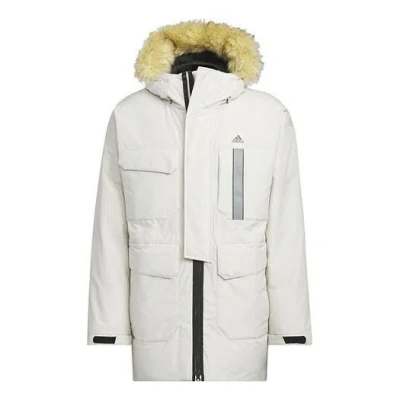 Adidas Originals Adidas Furry Down Parka 'white'