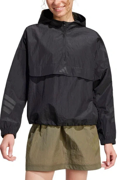 Adidas Originals Adidas Future Icons 3-stripes Anorak In Black