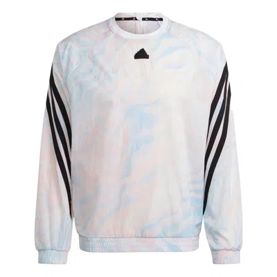 Adidas Originals Adidas Future Icons Crew Sweatshirt 'white' In Multi