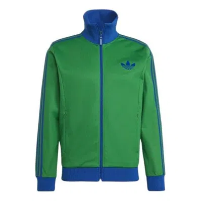 Adidas Originals Adidas Fw22 Side Classic Logo Printing Jacket Asia Sizing 'autumn Green'