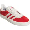 Adidas Originals Adidas Gazelle Adv Skate Shoe In Red