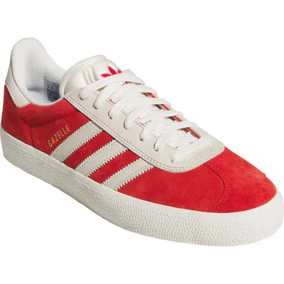Adidas Originals Adidas Gazelle Adv Skate Shoe In Red