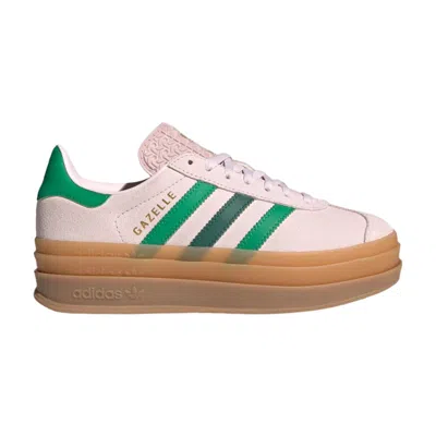 Pre-owned Adidas Originals Adidas Gazelle Bold J 'almost Pink Court Green' | Kid's Size 5.5