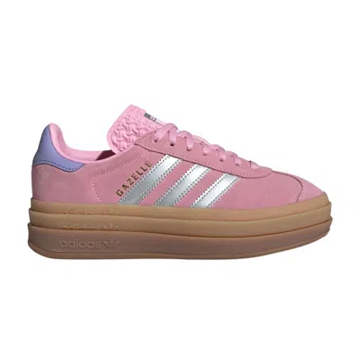 Pre-owned Adidas Originals Adidas Gazelle Bold J 'true Pink Silver Purple' | Kid's Size 5