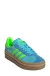 Adidas Originals Adidas Gazelle Bold Platform Sneaker In Blue
