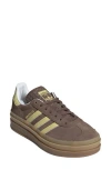 Adidas Originals Adidas Gazelle Bold Platform Sneaker In Brown