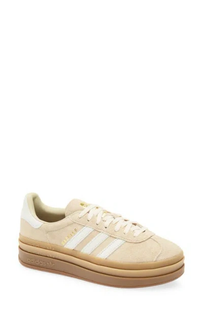 Adidas Originals Adidas Gazelle Bold Platform Sneaker In Neutral