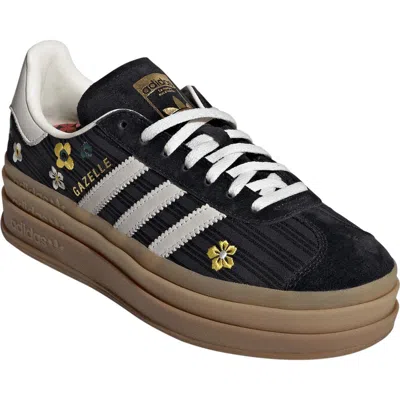 Adidas Originals Adidas Gazelle Bold Platform Sneaker In Black