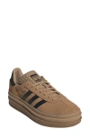 Adidas Originals Adidas Gazelle Bold Platform Sneaker In Brown