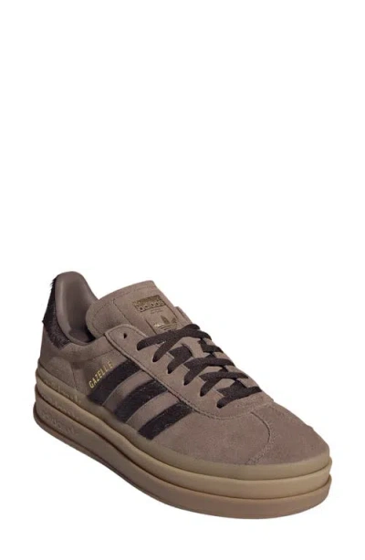 Adidas Originals Adidas Gazelle Bold Platform Sneaker In Brown