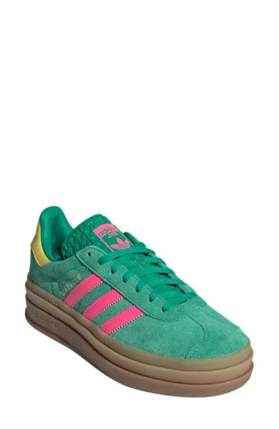Adidas Originals Adidas Women's Originals Gazelle Bold Casual Shoes In Green