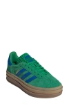 Adidas Originals Womens  Gazelle Bold In Green/green/green