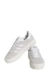 Adidas Originals Gazelle Argentina Low-top Sneakers In Grey/ White/ White