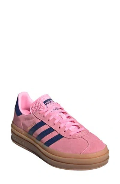 Adidas Originals Adidas Gazelle Bold Platform Sneaker In Red