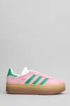 Adidas Originals Gazelle Bold Suede Sneakers In Pink