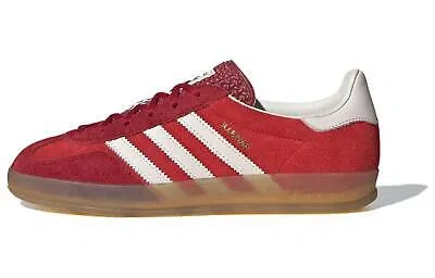 Pre-owned Adidas Originals Adidas Gazelle Indoor Active Maroon Gum W - Ie1051 In Red