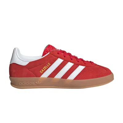 Pre-owned Adidas Originals Adidas Gazelle Indoor J 'scarlet Gum' | Red | Kid's Size 6