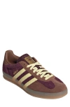 Adidas Originals Gazelle Indoor "maroon/almost Yellow/preloved Brown" Sneakers In Maroon/yellow/brown