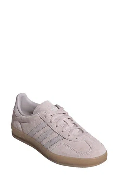 Adidas Originals Gazelle Indoor Striped Sneakers In Pink