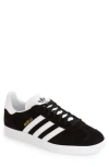 Adidas Originals Adidas Gazelle Bb5476 Men's Us 10.5 Black White Leather Low Top Sneakers Nr9420