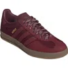 Adidas Originals Gazelle Indoor Low-top Sneakers In Burgundy