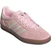 Adidas Originals Gazelle Indoor Sneakers In Clear Pink/off White/pink