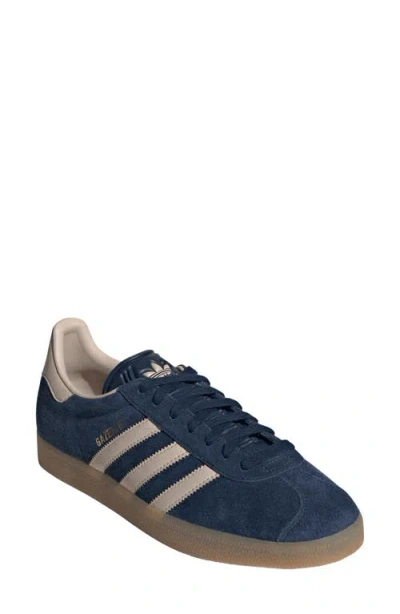 Adidas Originals Handball Spezial Suede And Leather Sneakers In Blue
