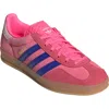Adidas Originals Gazelle Indoor Sneaker In Lucid Pink/clear Pink/gum