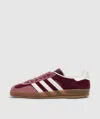 Adidas Originals Adidas Gazelle Indoor Sneaker In Maroon/ftwr White/preloved Crimson