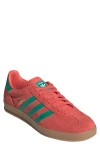 Adidas Originals Adidas Gazelle Indoor Sneaker In Scarlet/green/white