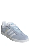 Adidas Originals Adidas Gazelle Indoor Sneaker In Wonder Blue/white/gold