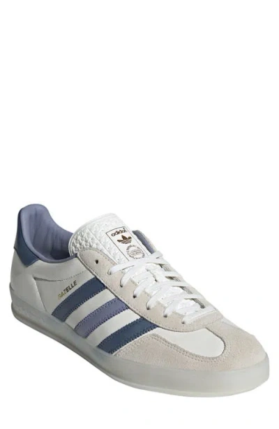 Adidas Originals Adidas Gazelle Indoor In White/preloved Ink/off White