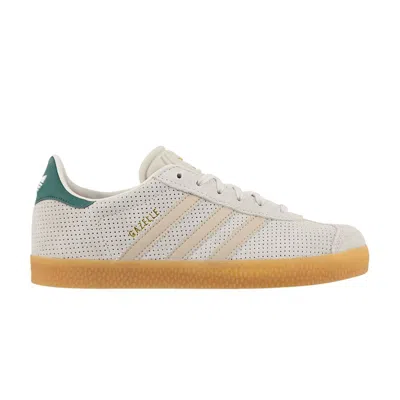 Pre-owned Adidas Originals Adidas Gazelle J 'aluminium Collegiate Green' | Cream | Kid's Size 7