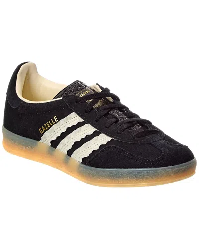 Adidas Originals Adidas Gazelle Leather Sneaker In Black