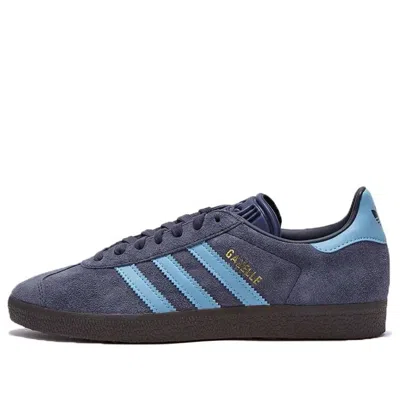 Adidas Originals Mens  Gazelle In Shadow Navy/clear Blue/gum