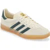 Adidas Originals Adidas Gazelle Sneaker In Cream/ Green/ Gum 3