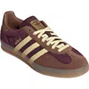 Adidas Originals Gazelle Indoor "maroon/almost Yellow/preloved Brown" Sneakers In Purple