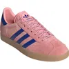 Adidas Originals Adidas Gazelle Sneaker In Pink Spark/lucid Blue/sulfur